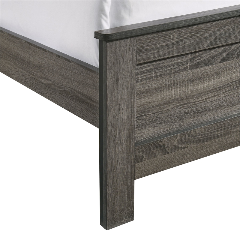 Picket House Furnishings Santino Full Panel Bed in Grey