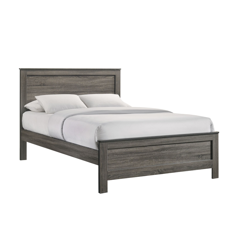 Picket House Furnishings Santino Full Panel 3PC Bedroom Set in Grey