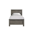 Picket House Furnishings Santino Twin Panel Bed in Grey