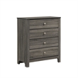Picket House Furnishings Santino Twin Panel 3PC Bedroom Set in Grey