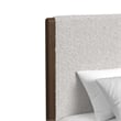 Picket House Furnishings Perth King UPH Bed with Boucle Beige and LED in Brown