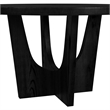 Picket House Furnishings Salem Round Dining Table with Black Wood Top in Black