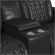 Picket House Furnishings Ascend P3 2PC Living Room Sofa Set in Jett Black/Red