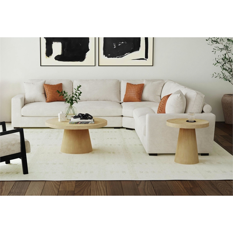 Picket House Furnishings Canal 2PC Occasional Table Set in Natural