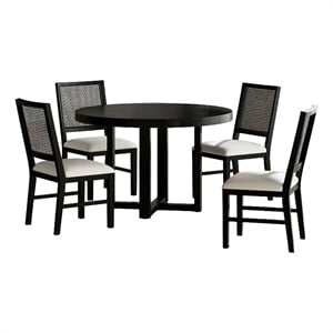 Picket House Furnishings Grenada 5PC Standard Height Dining Set in Black