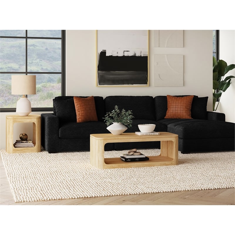 Picket House Furnishings Camelot 2PC Occasional Table Set in Natural