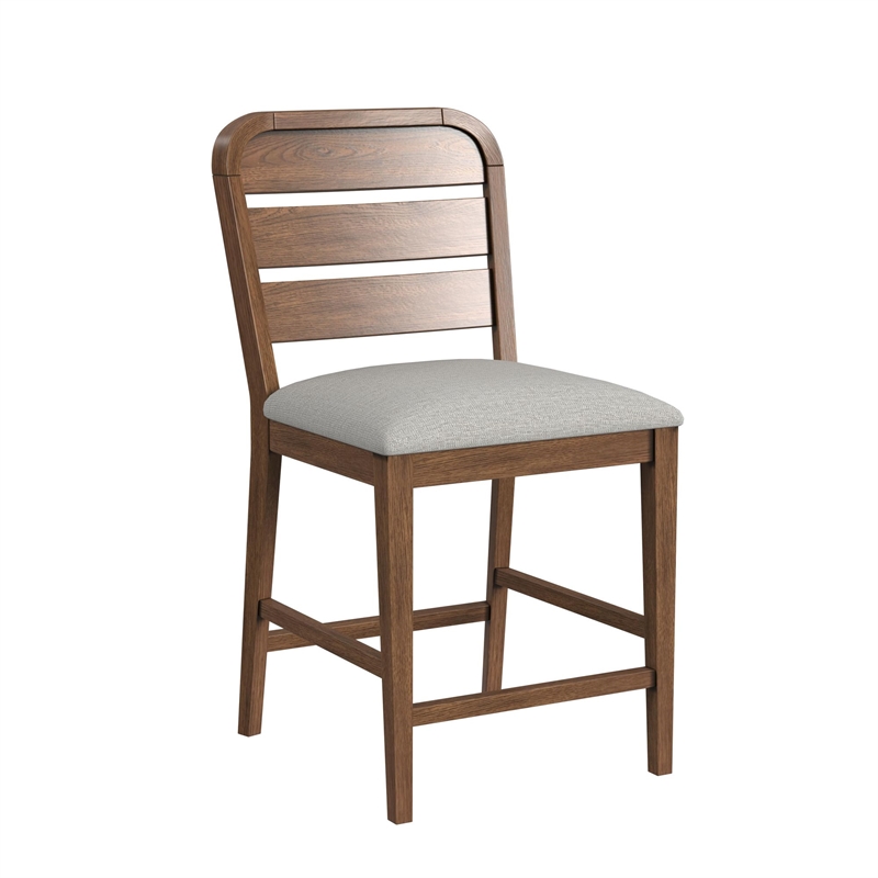 Picket House Furnishings Thorin 7PC Counter Height Dining Set in Brown