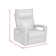 Picket House Furnishings Barnard P1 Recliner w/ Glider & Swivel in Del Mar Grey