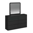Picket House Furnishings Camelot King UPH 5PC Bedroom Set in Black