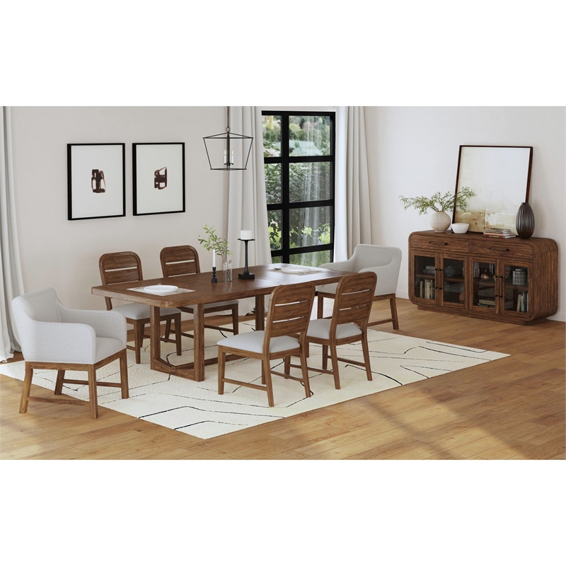 Picket House Furnishings Thorin Dining Table with 18