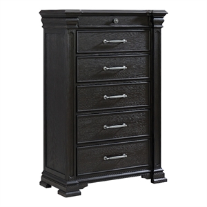 Picket House Furnishings Paterson 6-Drawer Chest in Black