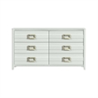 Picket House Furnishings Chett 6-Drawer Dresser in White