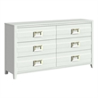 Picket House Furnishings Chett 6-Drawer Dresser in White