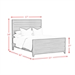 Picket House Furnishings Chett Full Bed with LED in White