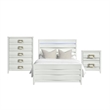 Picket House Furnishings Chett Full 3PC Bedroom Set with LED in White