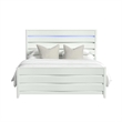 Picket House Furnishings Chett King Bed with LED in White