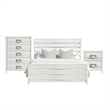 Picket House Furnishings Chett King 3PC Bedroom Set with LED in White