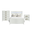 Picket House Furnishings Chett Queen 3PC Bedroom Set with LED in White