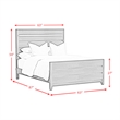 Picket House Furnishings Chett Queen 5PC Bedroom Set with LED in White