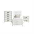 Picket House Furnishings Chett Twin 3PC Bedroom Set with LED in White