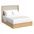 Picket House Furnishings Camelot Queen UPH 5PC Bedroom Set in Natural