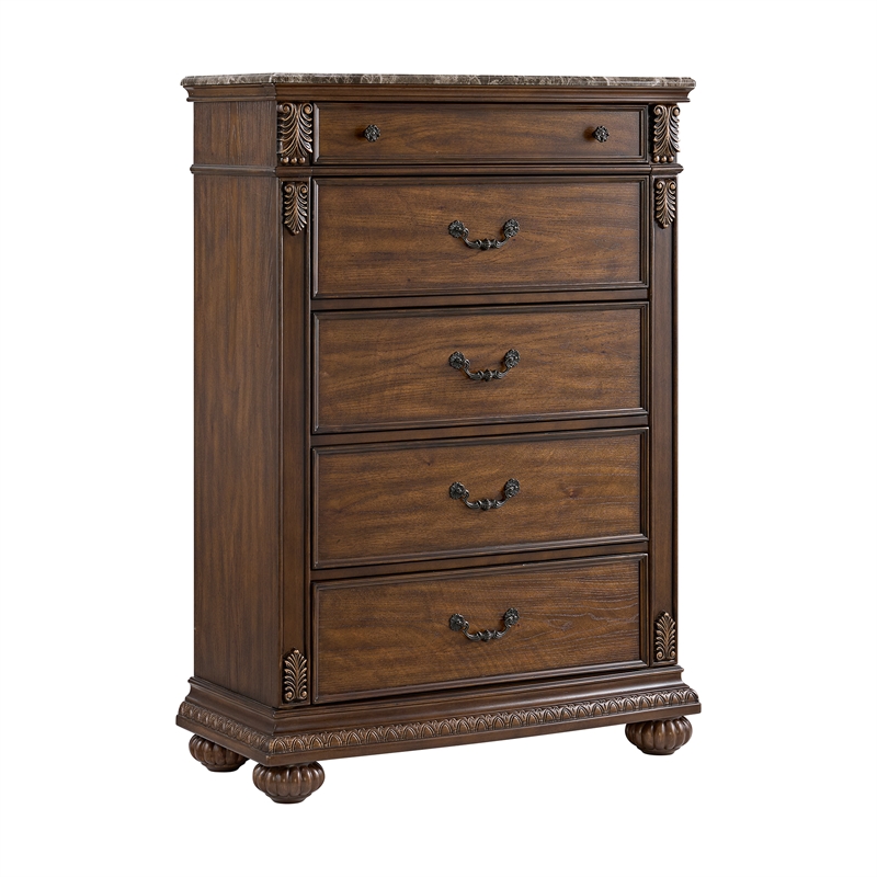 Picket House Furnishings Concerto King UPH 3PC Bedroom Set in Black/Brown