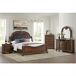 Picket House Furnishings Concerto Queen UPH 3PC Bedroom Set in Black/Brown