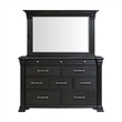 Picket House Furnishings Paterson Dresser & Mirror in Black