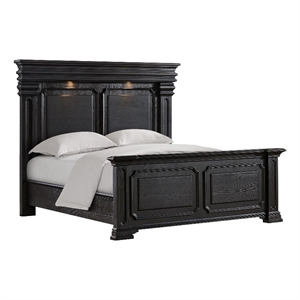Picket House Furnishings Paterson King 5PC Bedroom Set in Black