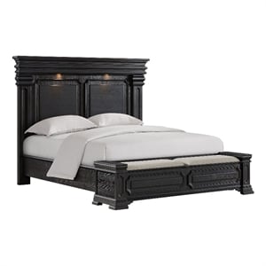 Picket House Furnishings Paterson King Storage Bed in Black