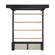 Picket House Furnishings Paterson King Storage 3PC Bedroom Set in Black