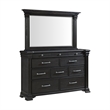 Picket House Furnishings Paterson King Storage 5PC Bedroom Set in Black