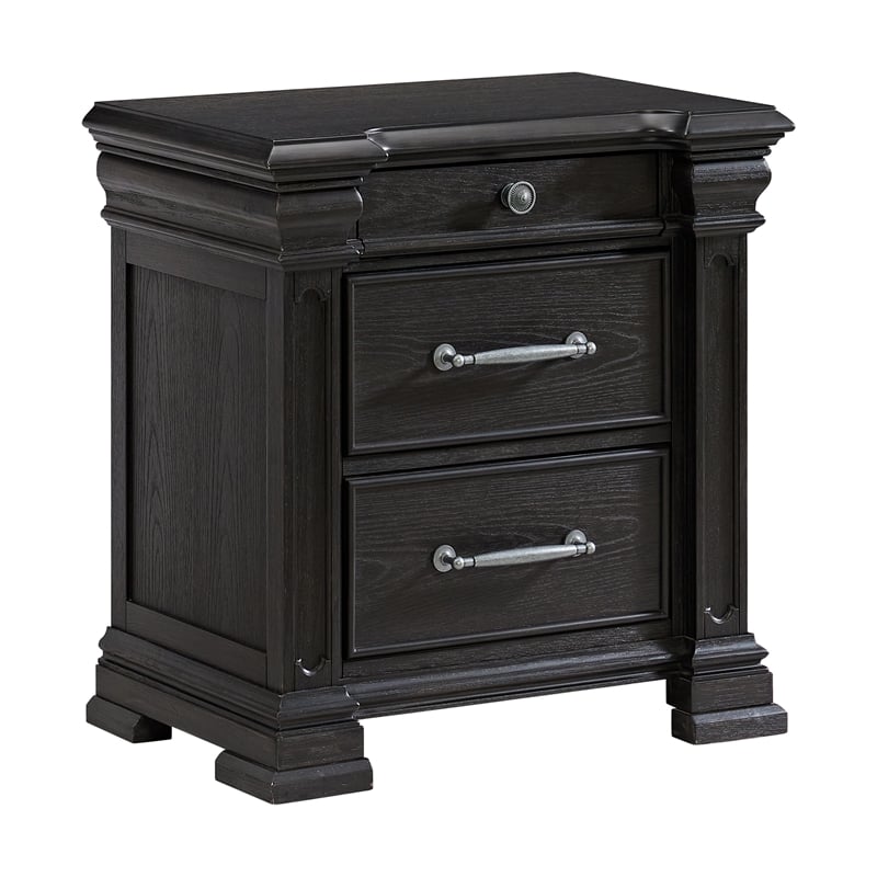 Picket House Furnishings Paterson King Storage 5PC Bedroom Set in Black