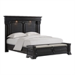 Picket House Furnishings Paterson King Storage 5PC Bedroom Set in Black