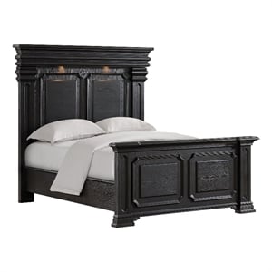 Picket House Furnishings Paterson Queen 3PC Bedroom Set in Black