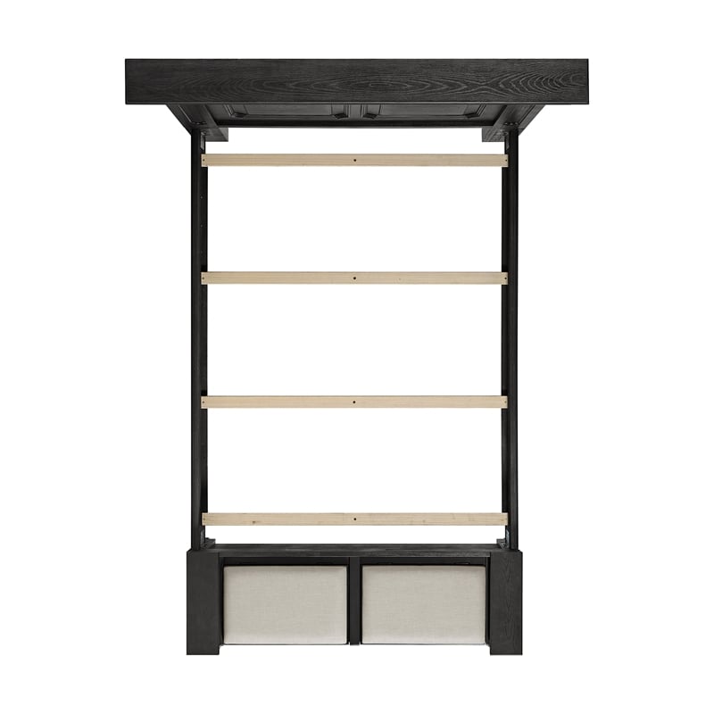 Picket House Furnishings Paterson Queen Storage 3PC Bedroom Set in Black