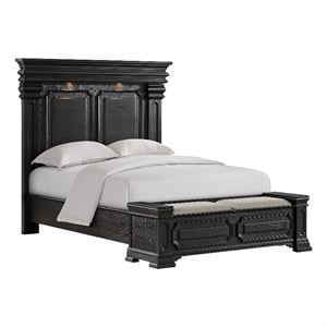 Picket House Furnishings Paterson Queen Storage 3PC Bedroom Set in Black