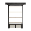 Picket House Furnishings Paterson Queen Storage 5PC Bedroom Set in Black