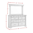 Picket House Furnishings Paterson Queen Storage 5PC Bedroom Set in Black