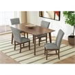 Picket House Furnishings Veronica Rectangular Dining Table in Walnut