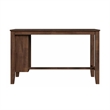 Picket House Furnishings Veronica Kitchen Island 2 Counter Stools - Grey/Walnut