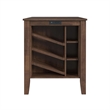 Picket House Furnishings Veronica Kitchen Island 2 Counter Stools - Grey/Walnut