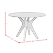 Picket House Furnishings Veronica Round Dining Table in Walnut