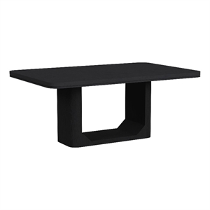 Picket House Furnishings Camelot 72&quot Rectangular Dining Table in Black