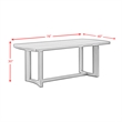 Picket House Furnishings Canal 5PC Standard Height Dining Set in Natural