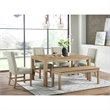 Picket House Furnishings Holmes Dining Side Chair with Heirloom Fabric in Brown