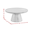Picket House Furnishings Canal Round Coffee Table in Natural