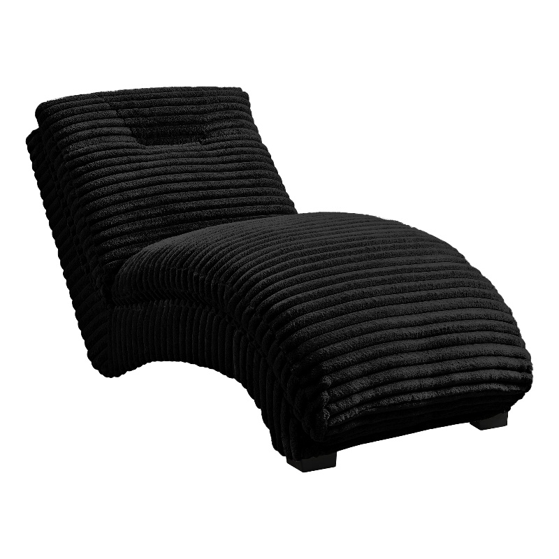 Picket House Furnishings Victoria Chaise in Masis Black