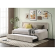 Picket House Furnishings Amelia Twin Daybed with Trundle in Corduroy Beige