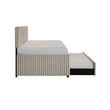 Picket House Furnishings Amelia Twin Daybed with Trundle in Corduroy Beige